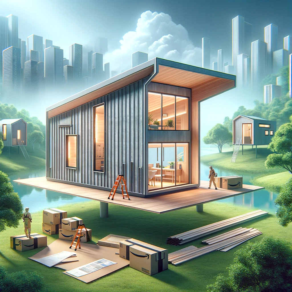 Amazon Révolutionne l'Immobilier avec des Maisons en Kit à Monter en 30 Minutes